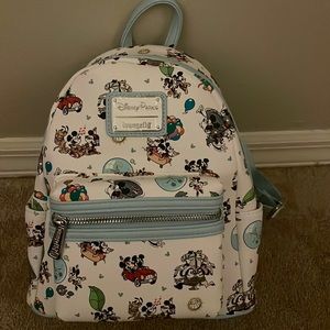 Disney Loungefly Mickey and Minnie Runaway Railway mini-backpack